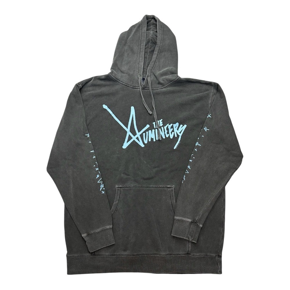 🔥🔥 The Lumineers Band Concert Tour Hoodie Dark Gray Men Sz XL ‎ - Like NEW